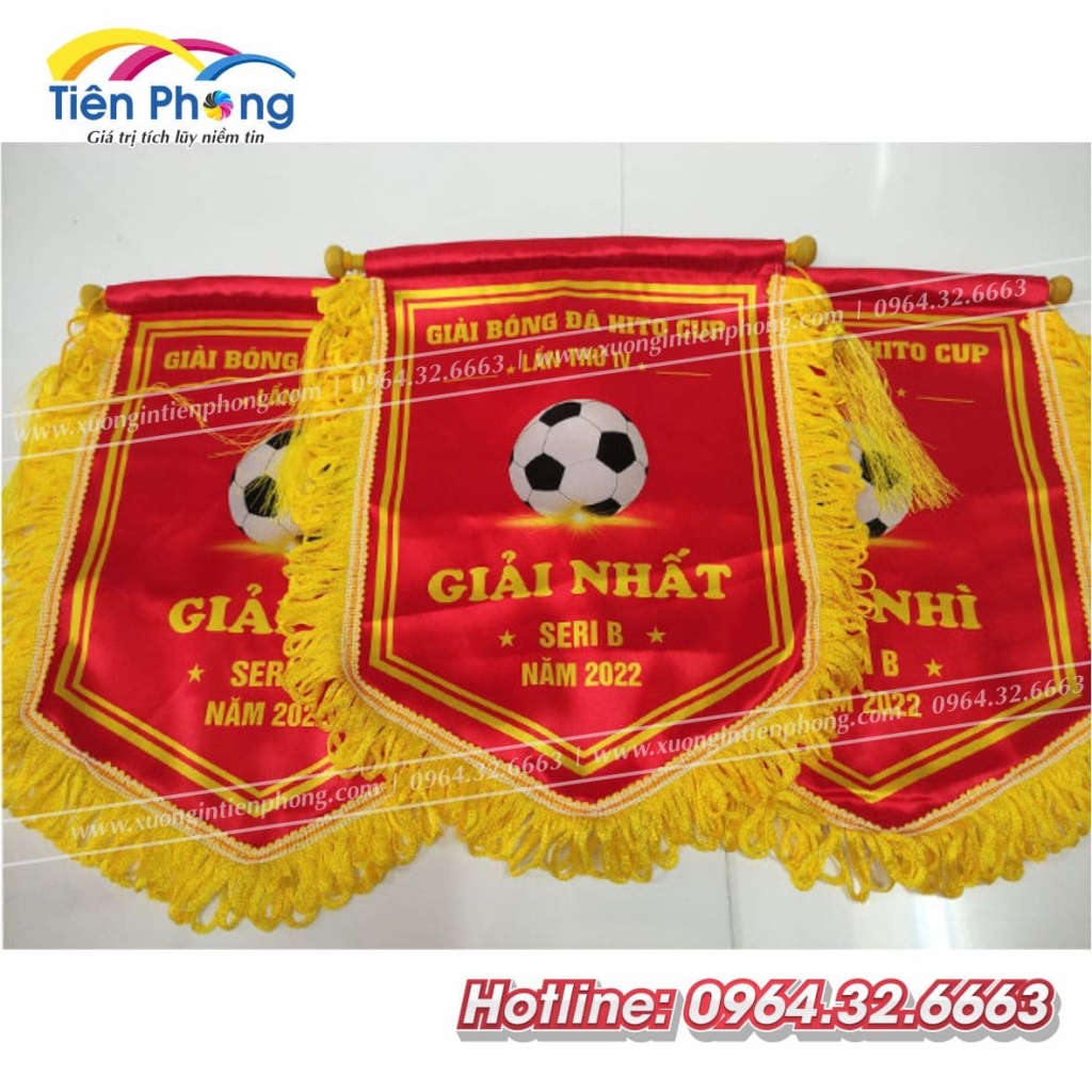 Cờ giải bóng đá mua ở đâu chất lượng？ Bật mí Top 3 địa chỉ in nhanh uy tín!