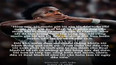 Tại sao lại nói Không có ngoại lệ cho Vinicius？ Phải chăng bị oan？