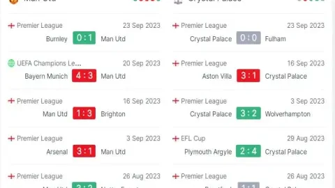 nhận định mu vs crystal palace： Dự đoán tỷ số trận đấu hot!